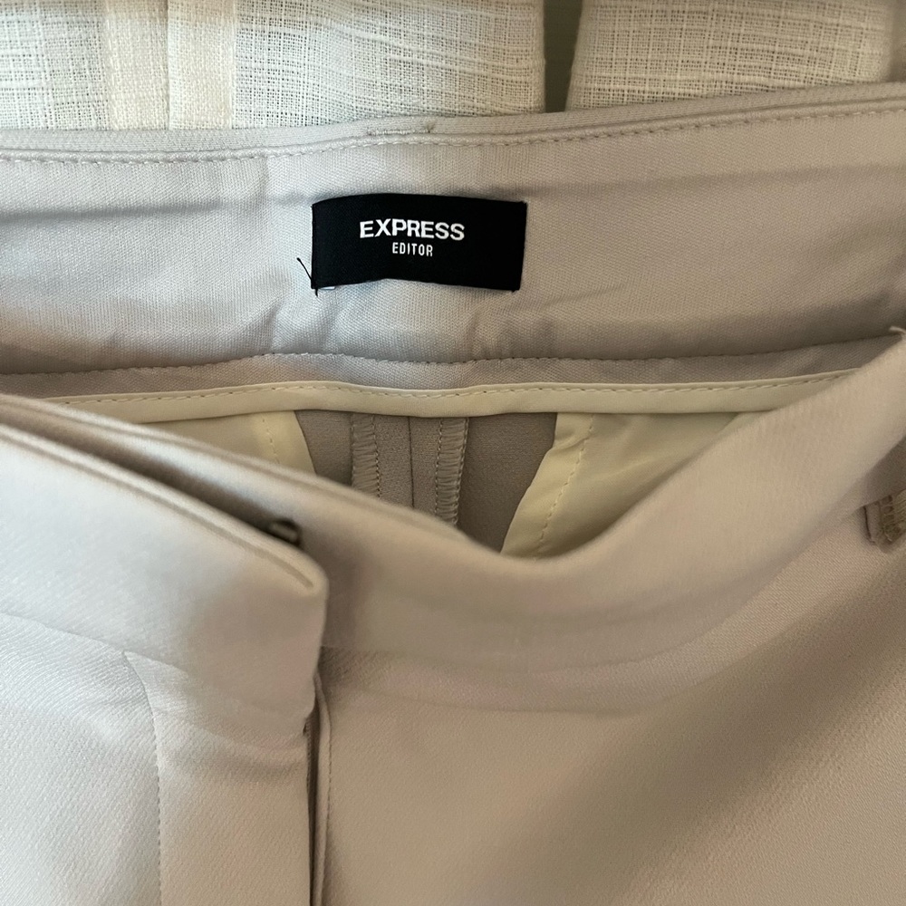 Express Editor Light grey pants